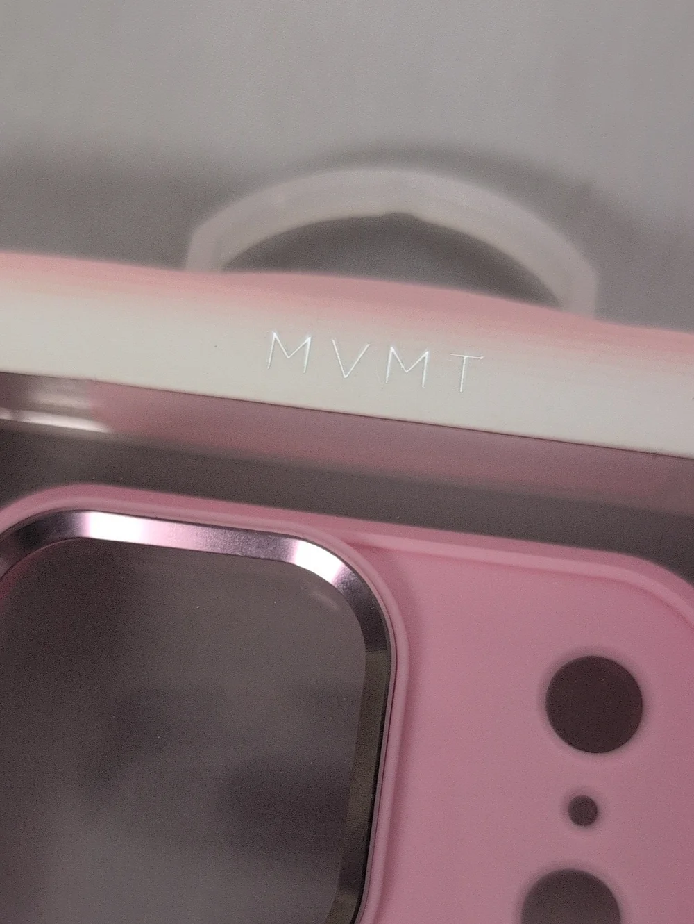 MVMT Pink & Clear Magnetic Defender iPhone 17 Pro Max Phone Case